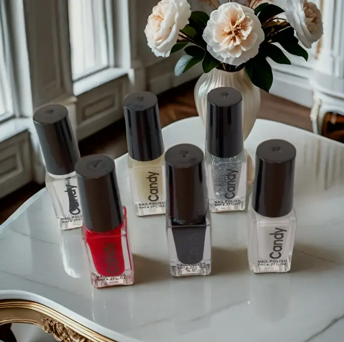 Six Piece Quick-Dry Nail Lacquer Collection