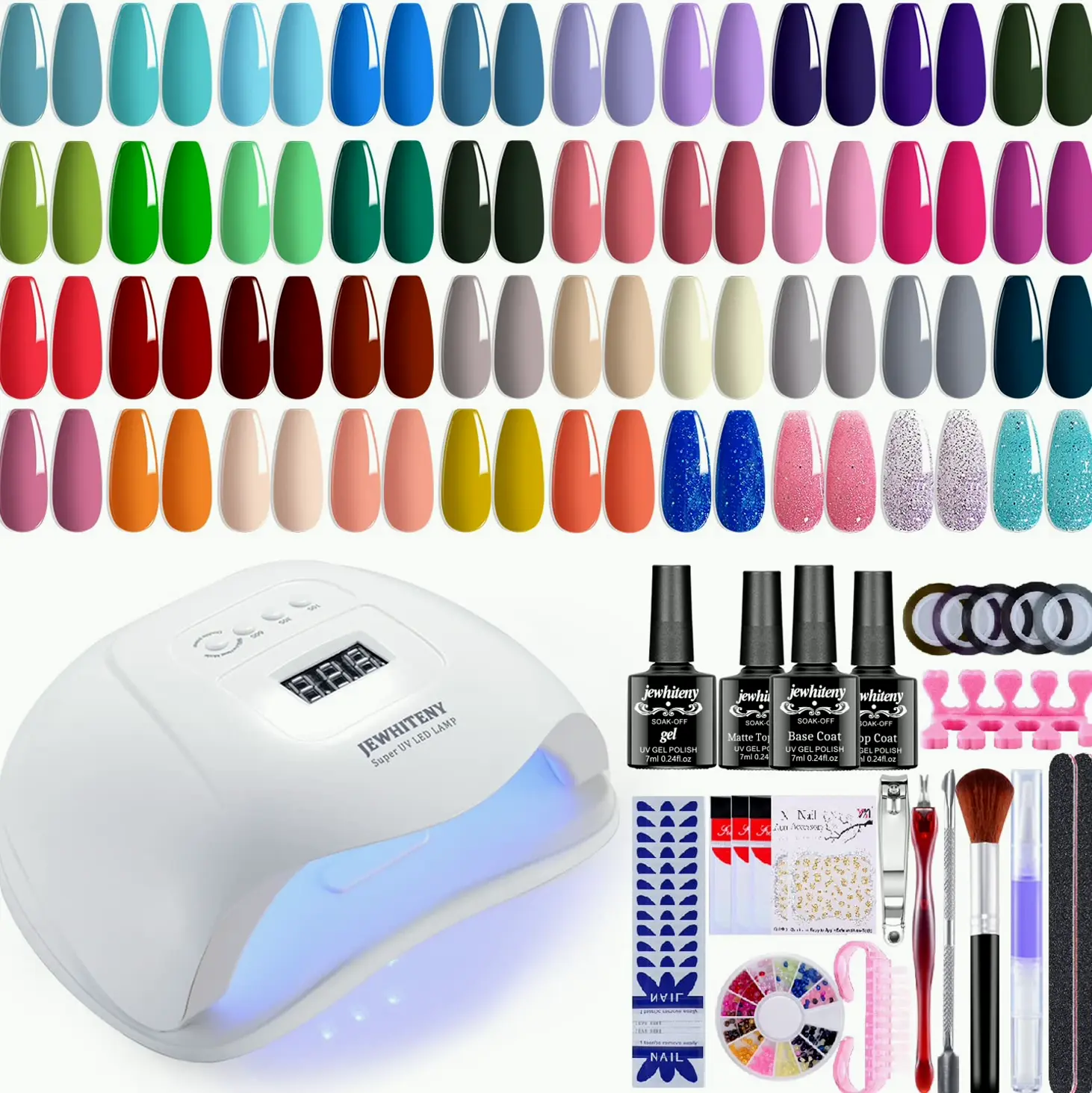 Complete Polish Kit with 120W U V Light