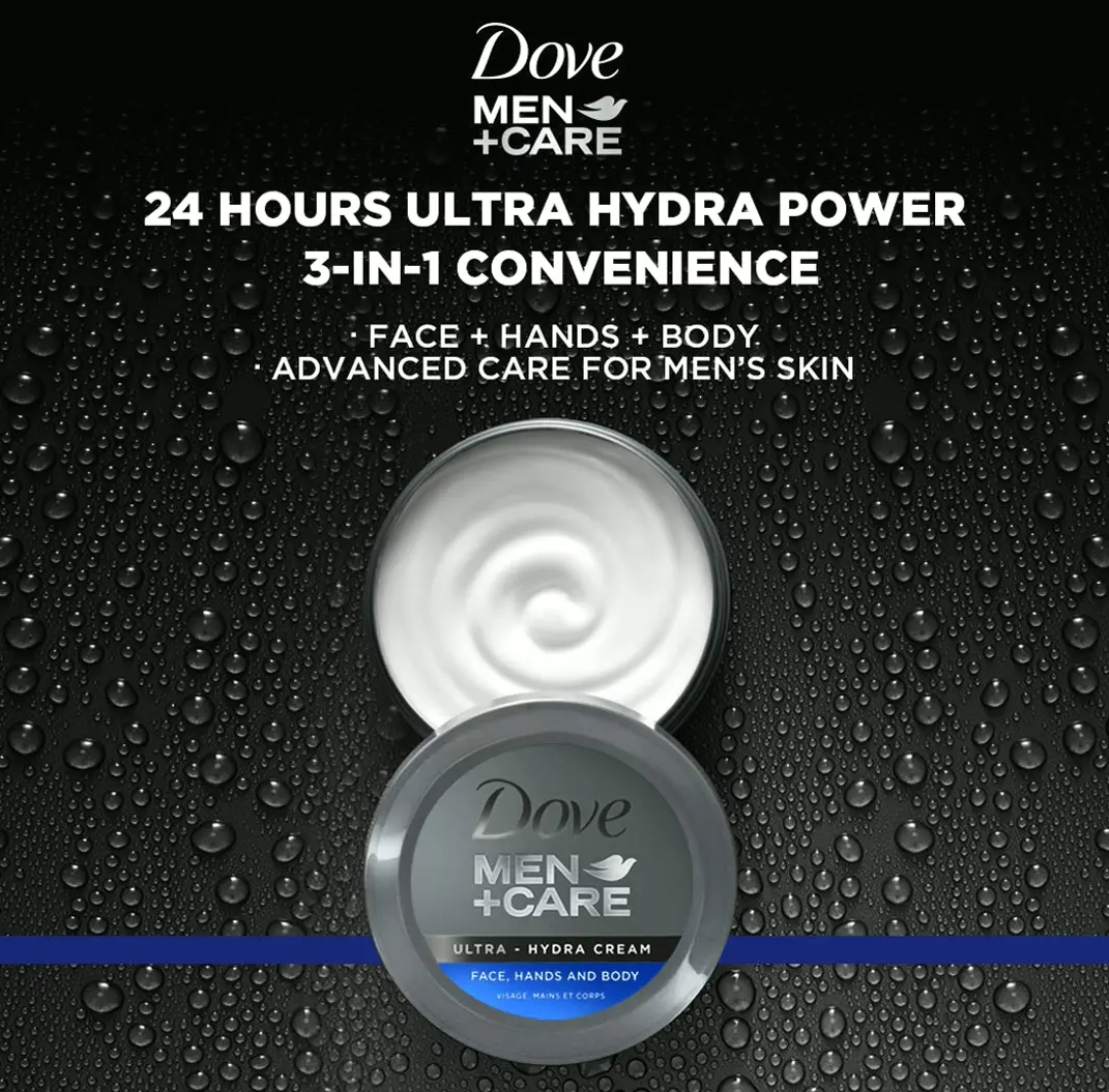 Dove Men+ Supreme Hydra Moisturizer 5oz For All Skin