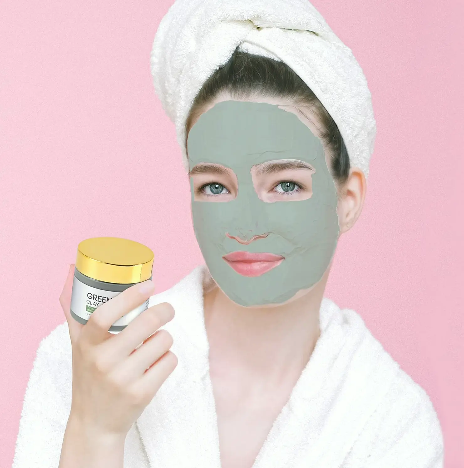 Face Masques Skincare: Tumeric Vit C & Green Tea, Dead Sea Mud