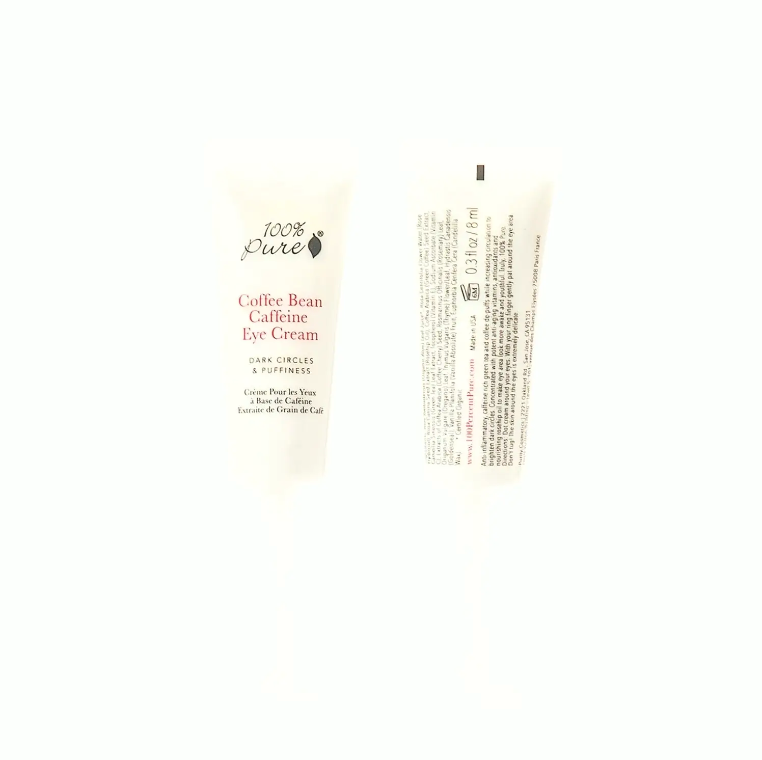 Pure Caffeine Under-Eye Cream for Moisture .3 oz