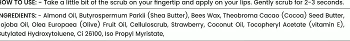 Strawberry Lips Exfoliator 0.35 oz