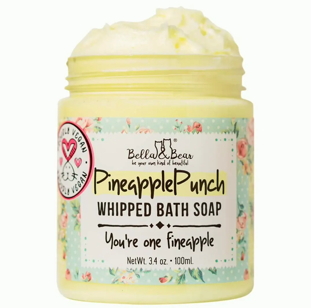 Bella & Bear Pineapple Body Wash - Eco-Friendly 3.4 oz